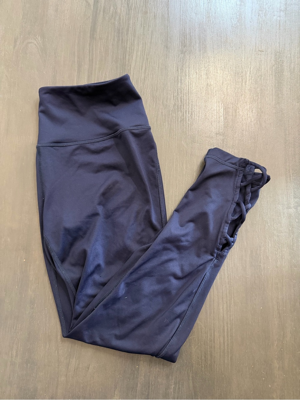 Z by Zella Black Criss Cross Ankle Leggings M